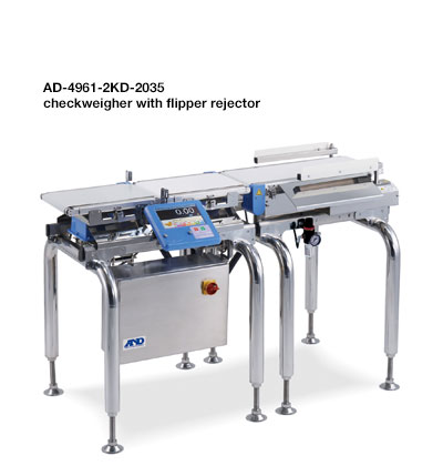 AD4961-2KD-2035 checkweigher with flipper rejector