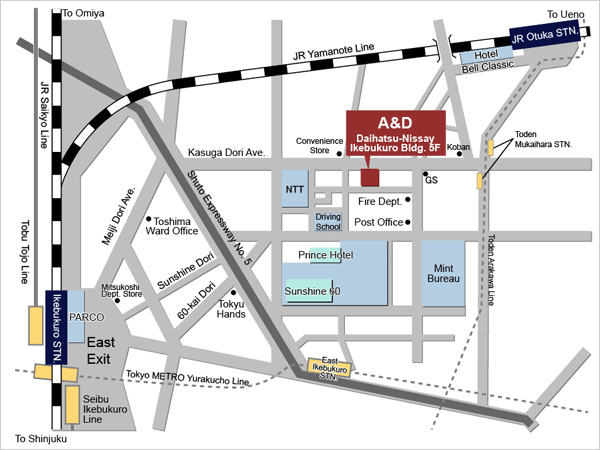 A&D Access Map