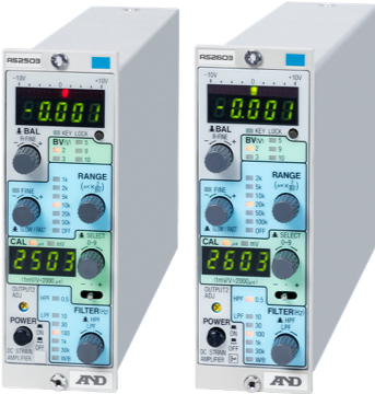 DC strain amplifier AS2503, AS2603